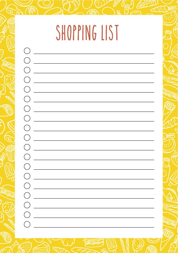 To Do List / Shopping List Notepads - Printed Notepads UK